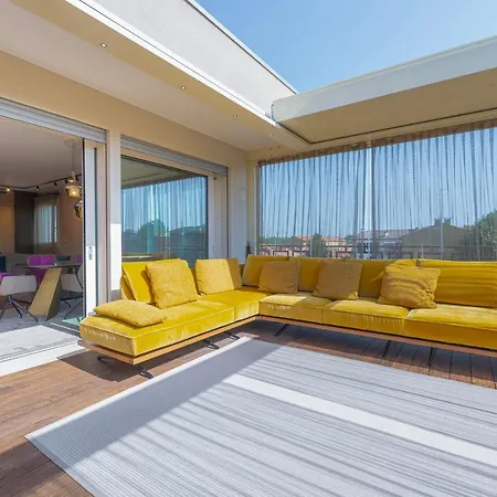 Apartment Venice New Luxury Penthouse - Free Parking And Roof Terrace *